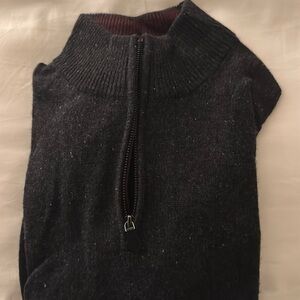 Bloomingdale’s men’s zip up quarter sweater
